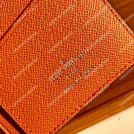 LV Brazza Wallet Orange - Image 8