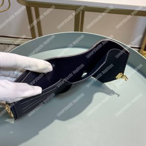 LV Pallas Compact Wallet Monogram Navy Blue - Image 5