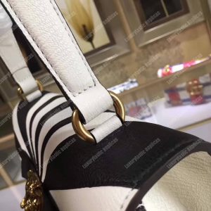 Gucci Osiride Leather Top Handle Bag White - Image 6