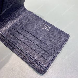 LV Multiple Wallet Blue Oxford - Image 8