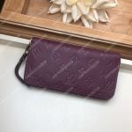 LV Clémence Wallet Monogram Empreinte Leather Raisin