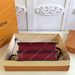 LV Dauphine MM Cherry Berry - Image 5