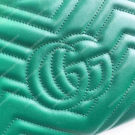 Gucci GG Marmont Matelasse Mini Bag Emerald Green - Image 10