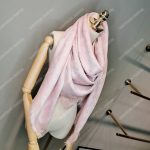 LV Monogram Shine Shawl Rose Velours