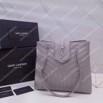 Saint Laurent Large Loulou Shopping Bag Earth Grey