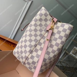 LV NéoNoé Damier Azur Canvas Eau de Rose Limited Edition - Image 8
