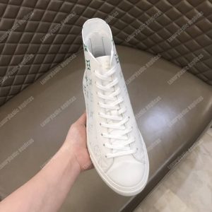 LV Tattoo Trainer Boots Green Print - Image 7