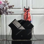 LV Pochette Félicie Epi Leather Noir