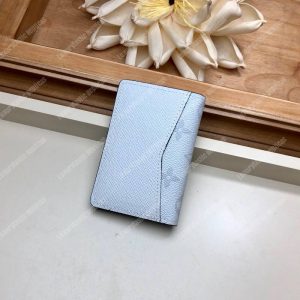 LV Pocket Organiser K45 Taiga Monogram White - Image 3