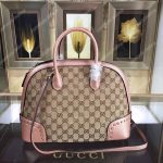 Gucci GG Canvas Top Handle Bag Light Pink