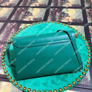 Gucci Medium Leather Shoulder Bag Green - Image 4
