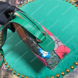 Gucci Ophidia GG Flora Small Shoulder Bag GG Supreme Green - Image 5