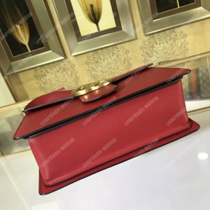 Gucci GG Marmont Stylish Striped Canvas Bag Red - Image 4