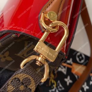 LV Cherrywood BB Smooth Patent Monogram Scarlet - Image 6