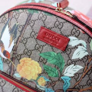Gucci Tian GG Supreme Backpack Ebony/Beige - Image 7
