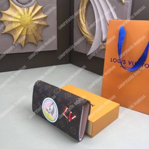 LV Sarah Wallet My LV World Tour Monogram Pink - Image 10