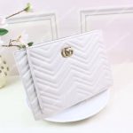 Gucci GG Marmont Pouch White
