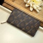 LV Zippy Wallet Monogram Coquelicot