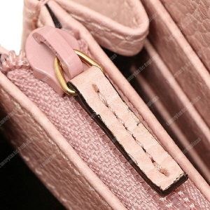 Gucci GG Leather Continental Wallet Light Pink - Image 4