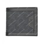 Gucci Black And Grey GG Supreme Canvas Wallet