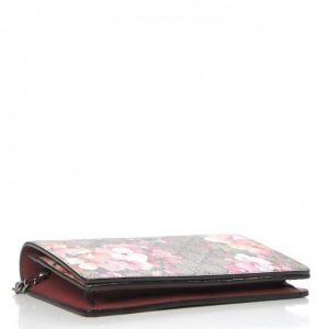Gucci GG Supreme Blooms Chain Wallet Antique Rose - Image 4