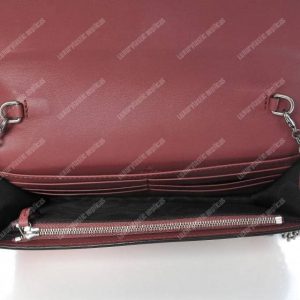 Gucci GG Supreme Blooms Chain Wallet Antique Rose - Image 3