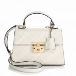 Gucci Padlock Small Signature Top Handle Bag White