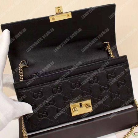Gucci GG Padlock Continental Wallet Black - Image 3