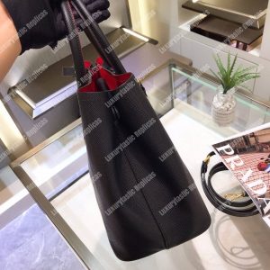 Prada Double Medium Bag Black - Image 3