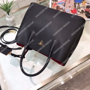 Prada Double Medium Bag Black - Image 8