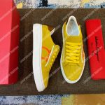 Salvatore Ferragamo Gancini Sneaker Straw/Sella