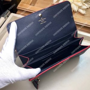 LV Pont-Neuf Wallet Monogram Empreinte leather Marine Rouge - Image 6