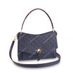 LV Blanche MM Monogram Empreinte Leather Marine Rouge