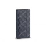 LV Brazza Wallet Vertical Damier Infini Leather Astral