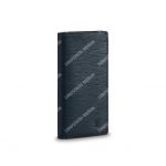 LV Brazza Wallet Epi Leather Navy Blue