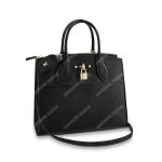 LV City Steamer MM Taurillon Leather