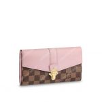 LV Clapton Wallet Damier Ebene Magnolia