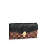 LV Clapton Wallet Damier Ebene Noir