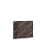 LV Compact Wallet Utah Leather Marron