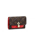 LV Flower Compact Wallet Monogram Coquelicot