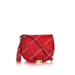 LV Junot Monogram Empreinte Leather Cerise