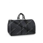 LV Keepall Bandouliere 55 Monogram Eclipse