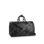LV Keepall Bandouliere 45 Epi Leather Noir