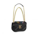 LV New Wave Chain Bag MM Noir