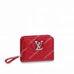 LV New Wave Zipped Compact Wallet Red