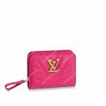LV New Wave Zipped Compact Wallet Rose Freesia Pink
