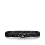 LV Initiales 40MM Crocodilien Brilliant Leather