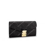 LV Metis Wallet Monogram Empreinte Leather Noir