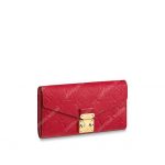 LV Metis Wallet Monogram Empreinte Leather Scarlet