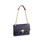 LV Vavin MM Monogram Empreinte Leather Marine Rouge